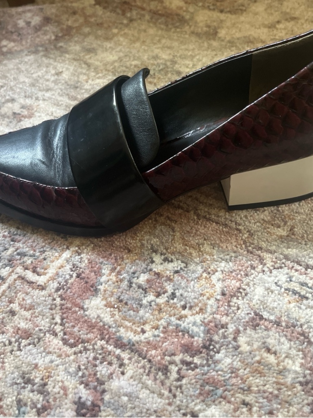 3.1 Phillip Lim Leather Loafers - Picture 5 of 9